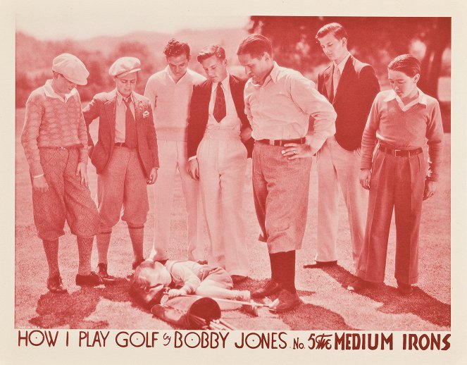 How I Play Golf, by Bobby Jones No. 5: 'The Medium Irons' - Lobby Cards