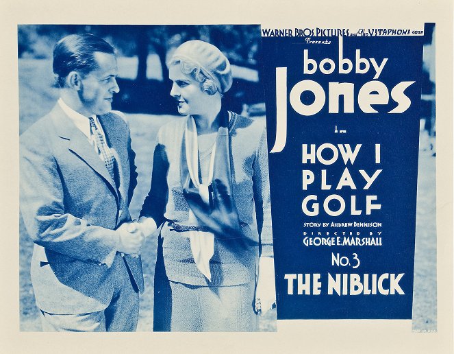 How I Play Golf, by Bobby Jones, No. 3: 'The Niblick' - Cartes de lobby