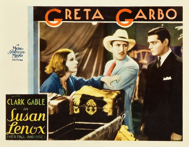 Susan Lenox (Her Fall and Rise) - Cartes de lobby - Greta Garbo, Clark Gable