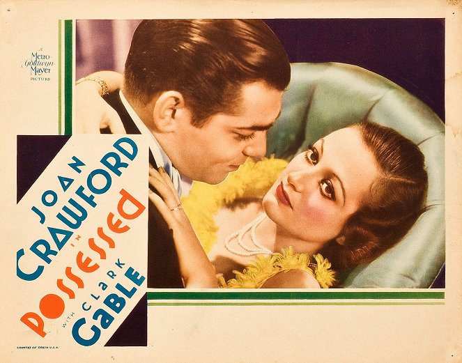Possessed - Lobby karty - Clark Gable, Joan Crawford