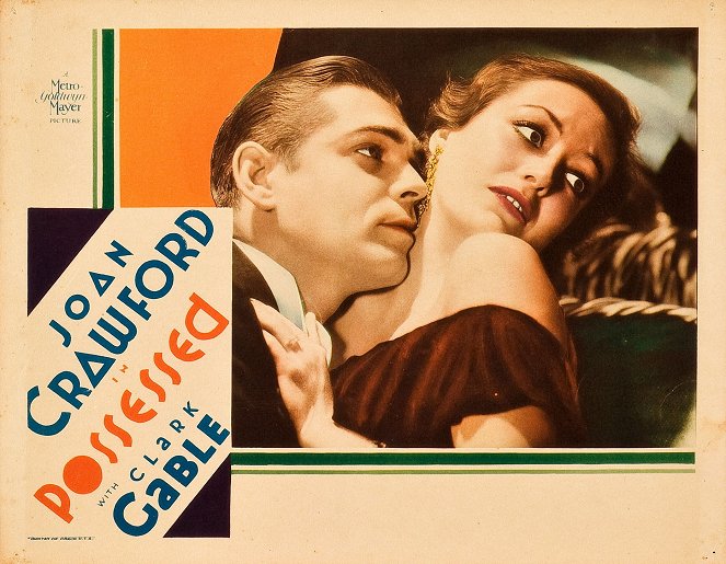 Possessed - Lobby Cards - Clark Gable, Joan Crawford
