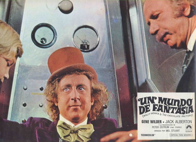 Charlie und die Schokoladenfabrik - Lobbykarten - Gene Wilder, Jack Albertson