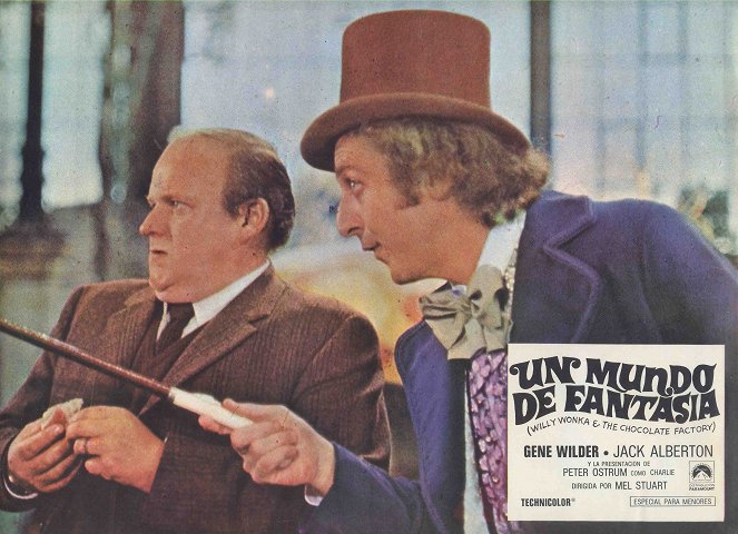 Charlie und die Schokoladenfabrik - Lobbykarten - Roy Kinnear, Gene Wilder