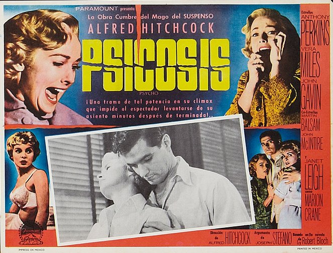 Psicosis - Fotocromos - Janet Leigh, John Gavin