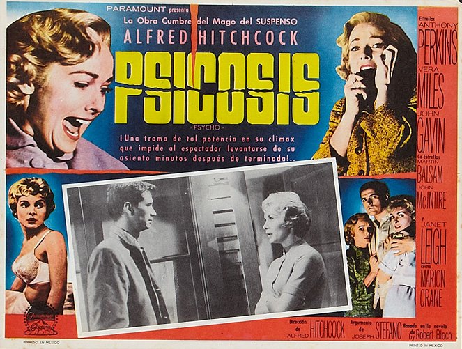 Psycho - Lobby Cards - Anthony Perkins, Janet Leigh