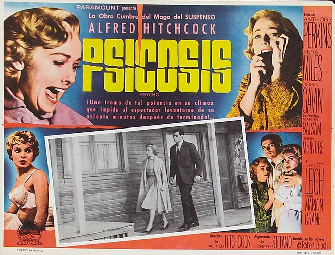 Psycho - Lobbykarten - Vera Miles, John Gavin