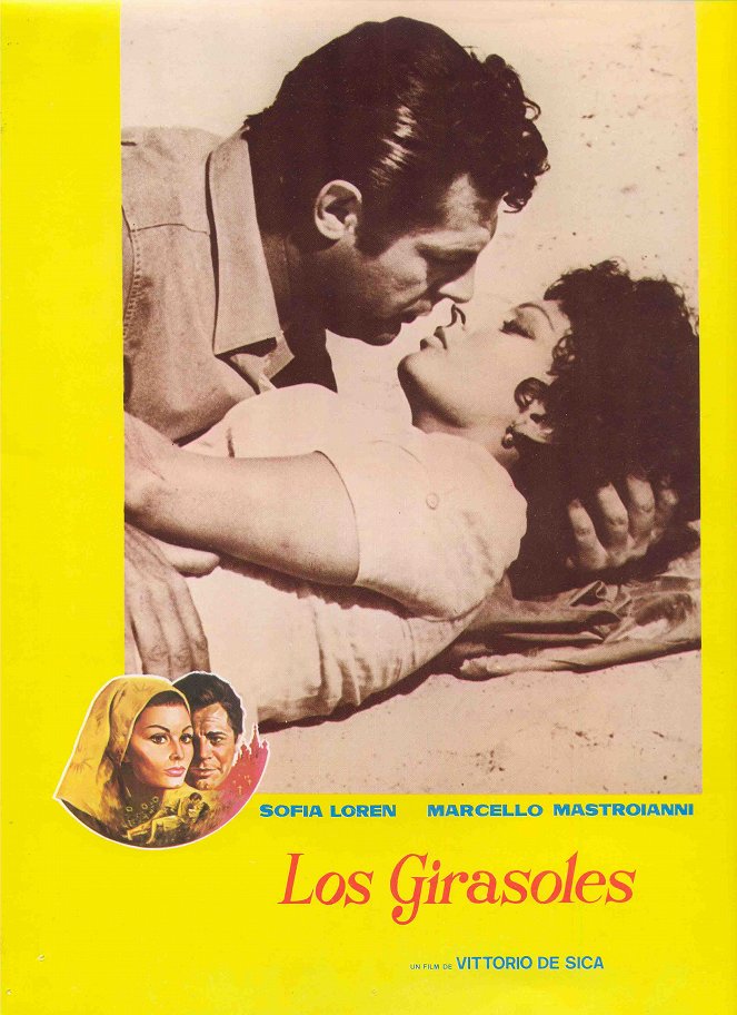 Sunflower - Lobby Cards - Marcello Mastroianni, Sophia Loren