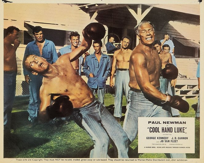 Cool Hand Luke - Lobbykaarten - Paul Newman, George Kennedy