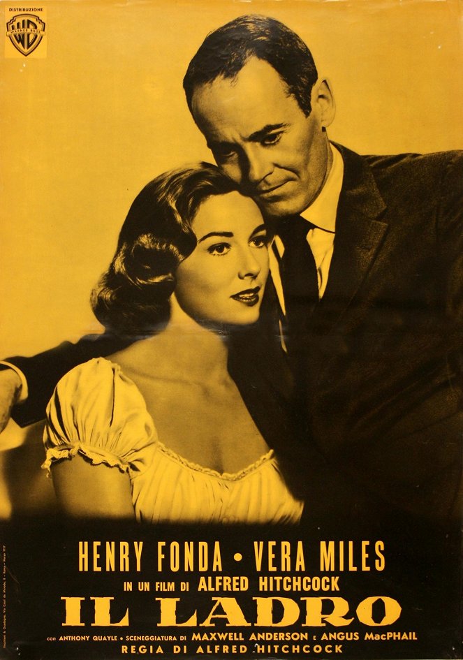 Le Faux Coupable - Cartes de lobby - Vera Miles, Henry Fonda