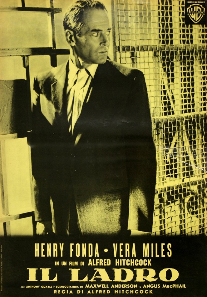 Le Faux Coupable - Cartes de lobby - Henry Fonda