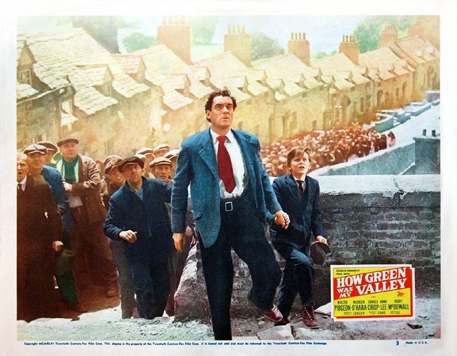 How Green Was My Valley - Lobby Cards - Walter Pidgeon, Roddy McDowall