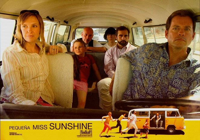 Little Miss Sunshine - Lobbykaarten - Toni Collette, Abigail Breslin, Alan Arkin, Paul Dano, Steve Carell, Greg Kinnear