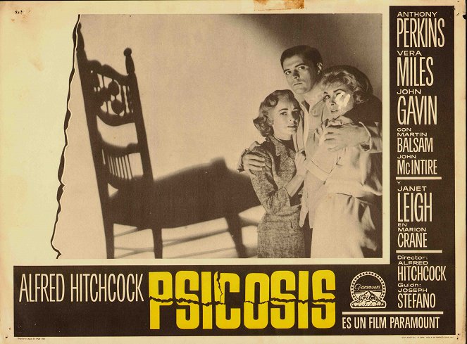 Psycho - Fotosky - Vera Miles, John Gavin, Janet Leigh