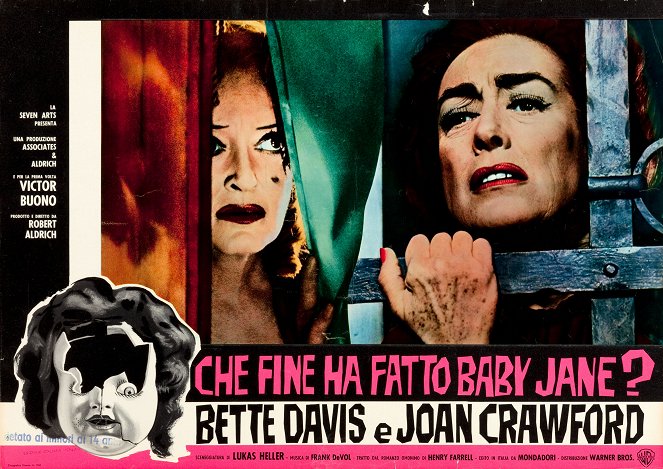 Co się zdarzyło Baby Jane? - Lobby karty - Bette Davis, Joan Crawford