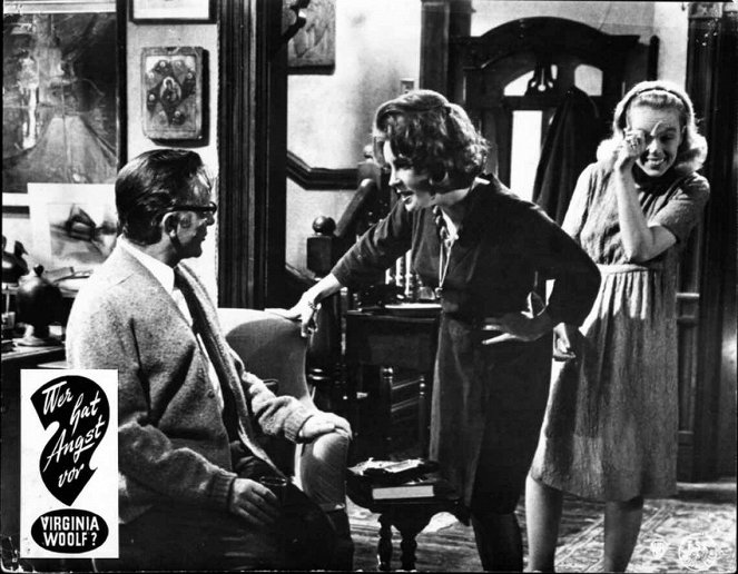 Who's Afraid of Virginia Woolf? - Lobbykaarten - Richard Burton, Elizabeth Taylor, Sandy Dennis