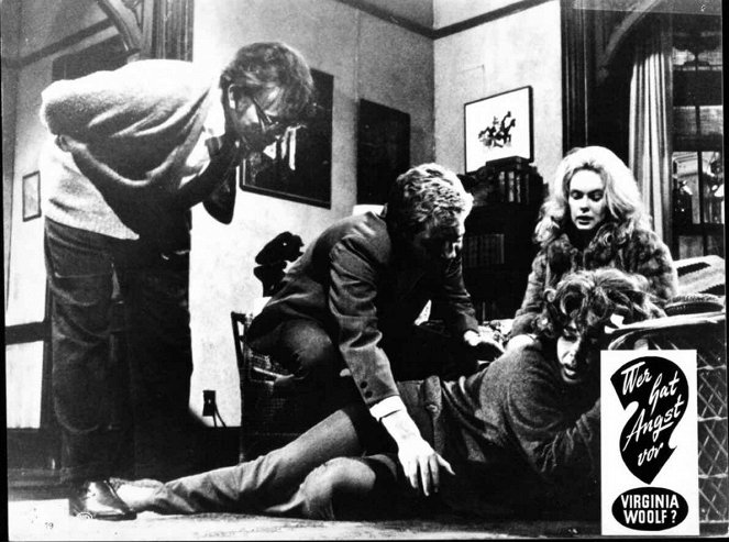 Who's Afraid of Virginia Woolf? - Lobbykaarten - Richard Burton, George Segal, Sandy Dennis, Elizabeth Taylor