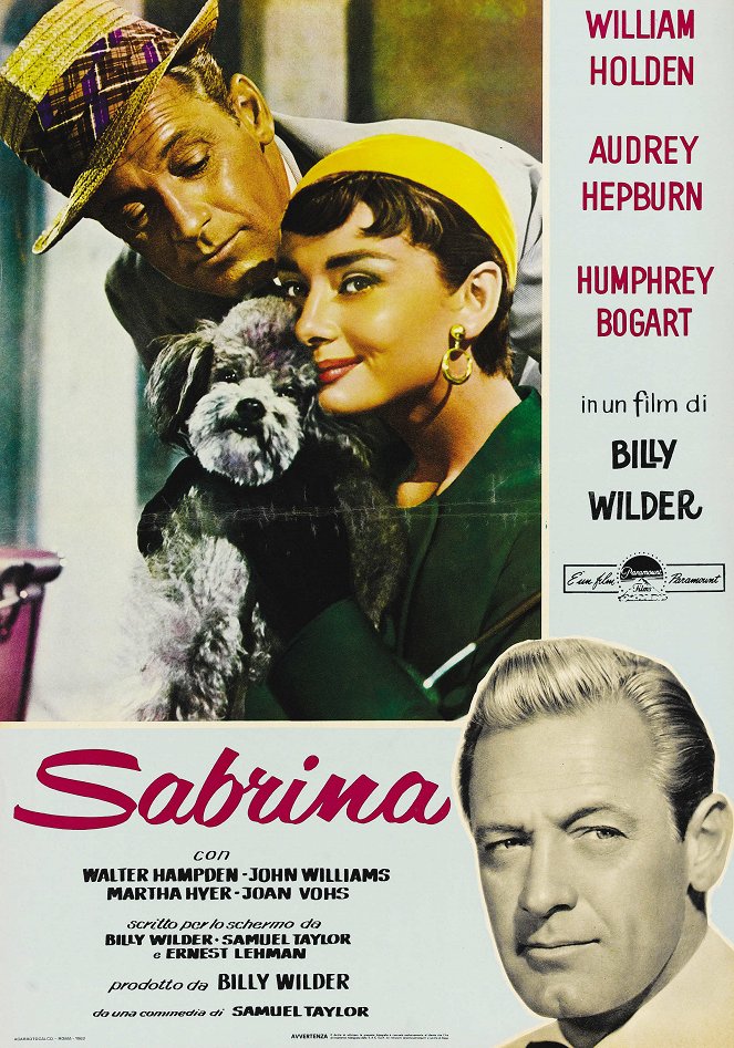 Sabrina - Vitrinfotók - William Holden, Audrey Hepburn