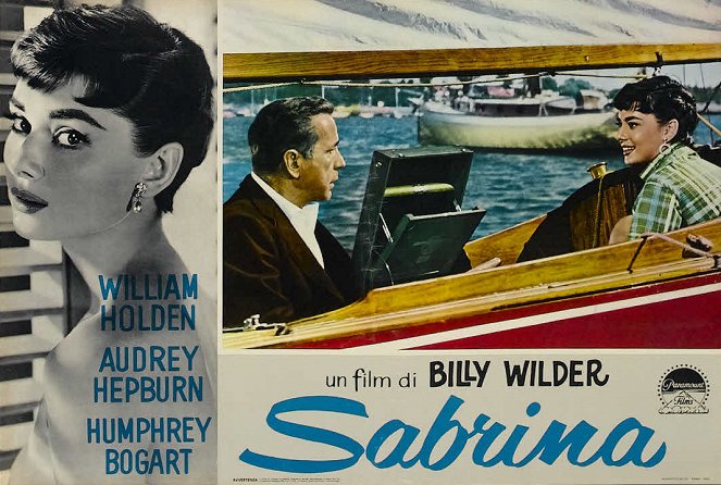 Sabrina - Lobbykaarten - Humphrey Bogart, Audrey Hepburn