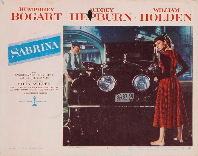 Sabrina - Lobby Cards - John Williams, William Holden