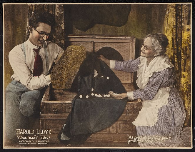 El mimado de la abuelita - Fotocromos - Harold Lloyd