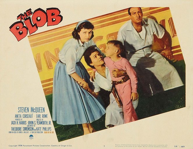 The Blob - Lobby Cards - Aneta Corsaut