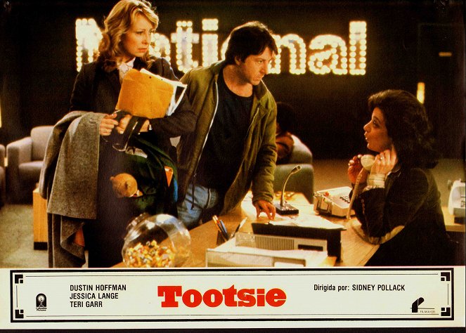 Tootsie - Lobbykarten - Teri Garr, Dustin Hoffman