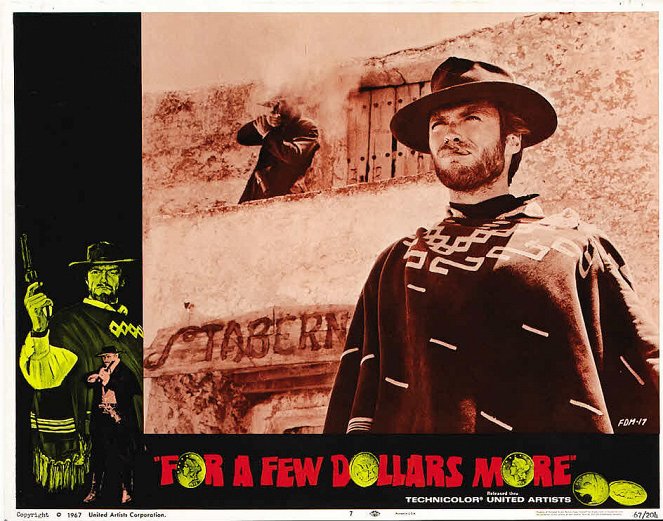 For a Few Dollars More - Lobby Cards - Lee Van Cleef, Clint Eastwood