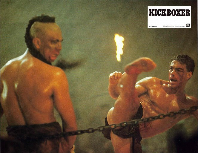 Kickboxer - Lobbykarten - Michel Qissi, Jean-Claude Van Damme