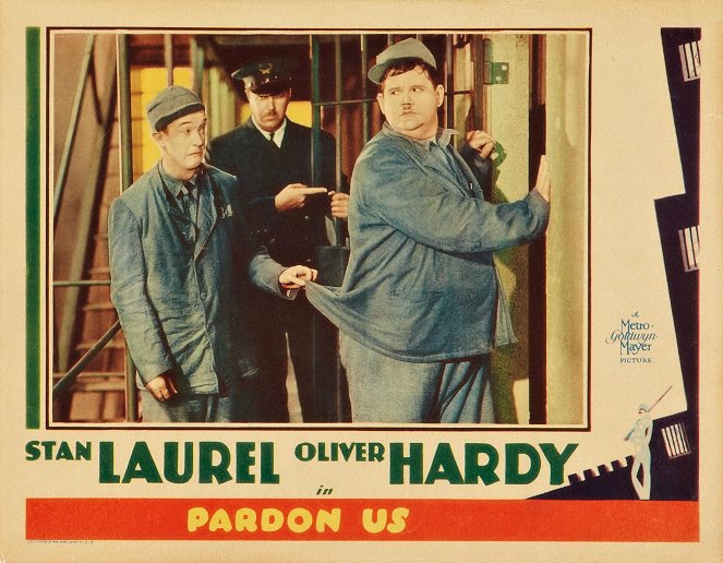 Laurel & Hardy - Hinter Schloss und Riegel - Lobbykarten