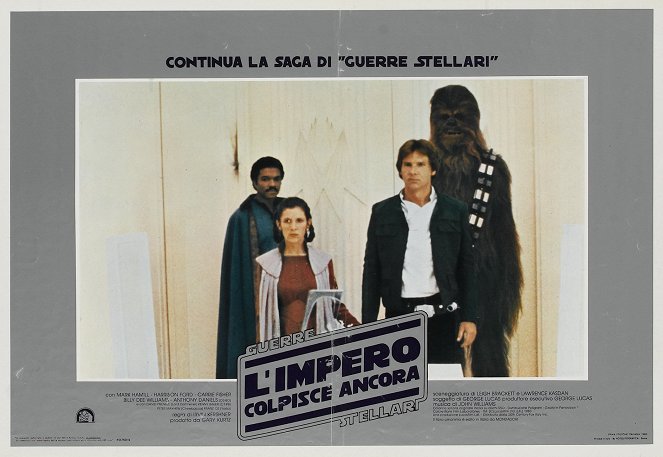 Star Wars: Episode V - The Empire Strikes Back - Lobbykaarten - Billy Dee Williams, Carrie Fisher, Harrison Ford, Peter Mayhew