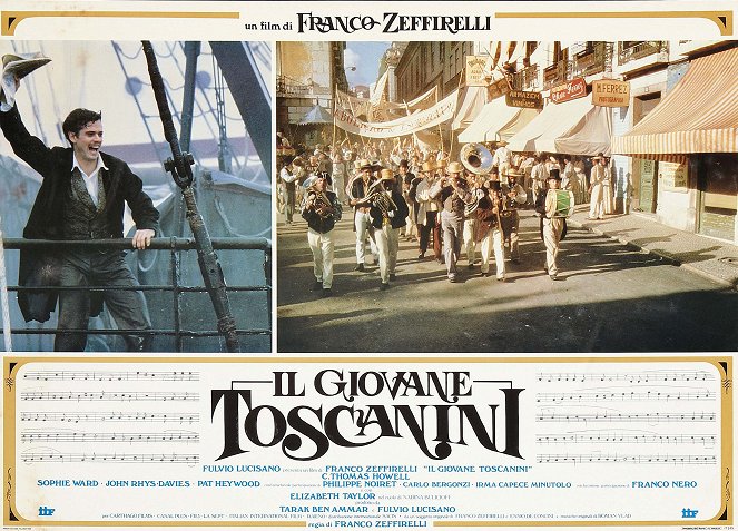 A Vida do Jovem Toscanini - Cartões lobby