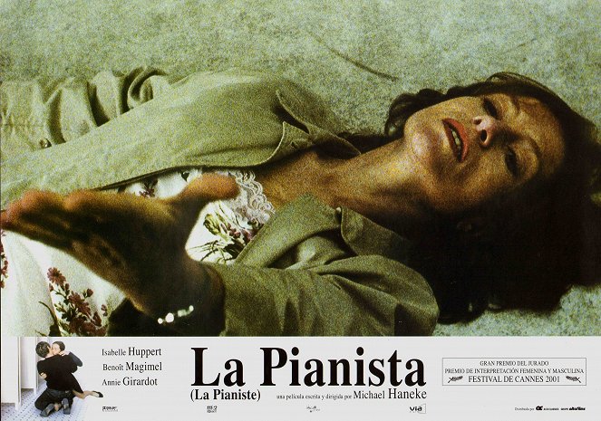 La Pianiste - Lobbykaarten - Isabelle Huppert