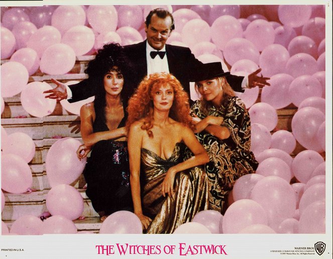 As Bruxas de Eastwick - Cartões lobby - Jack Nicholson, Cher, Susan Sarandon, Michelle Pfeiffer