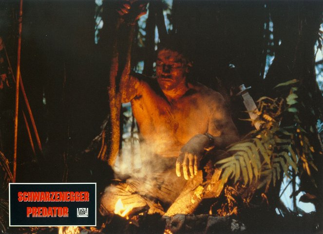 Predator - Cartes de lobby - Arnold Schwarzenegger