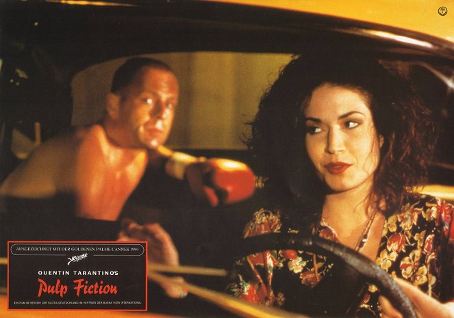 Pulp Fiction - Lobbykaarten - Bruce Willis, Angela Jones