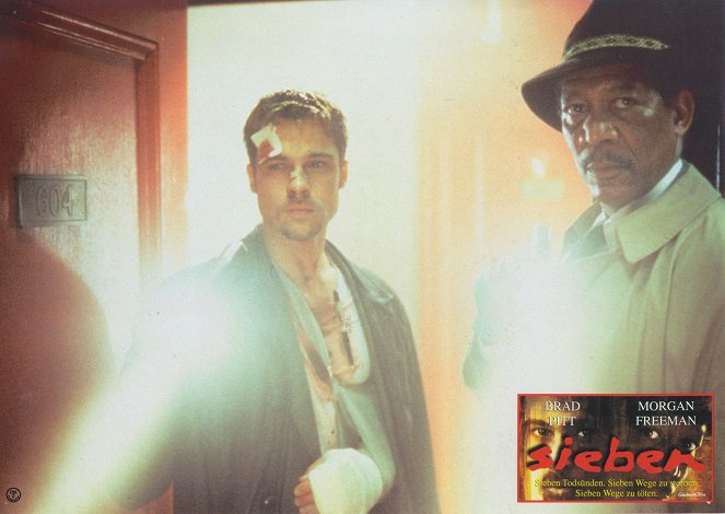 Se7en - Lobbykaarten - Brad Pitt, Morgan Freeman