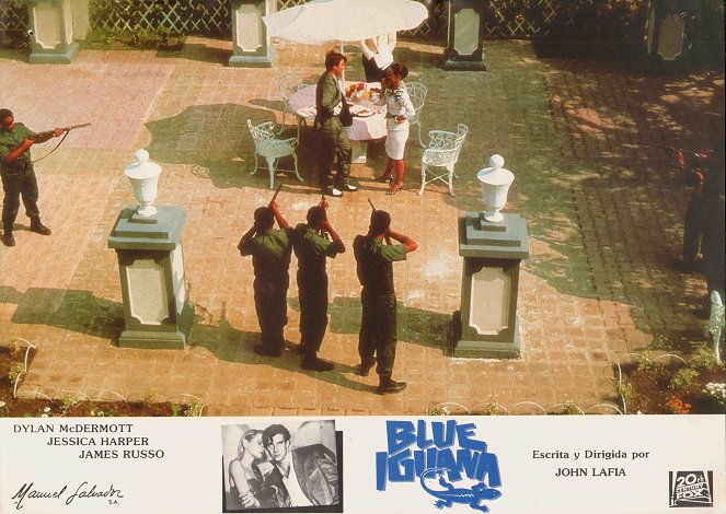 Blue Iguana oder der Sarg ist Himmelblau - Lobbykarten