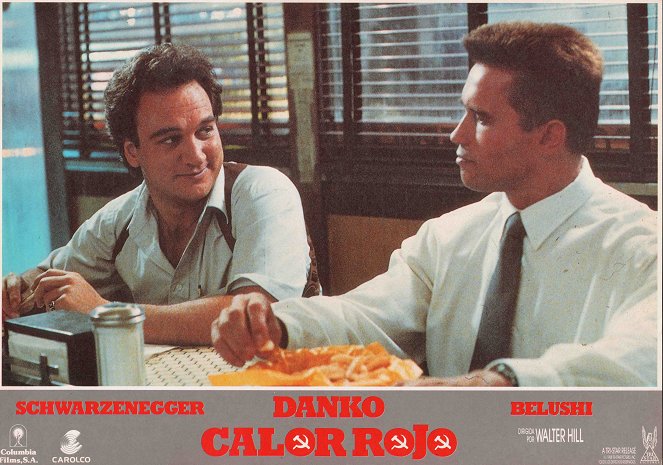Inferno Vermelho - Cartões lobby - Jim Belushi, Arnold Schwarzenegger