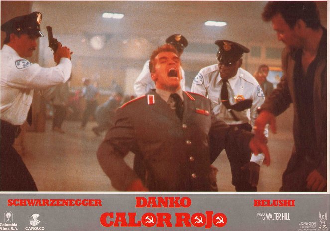 Inferno Vermelho - Cartões lobby - Arnold Schwarzenegger
