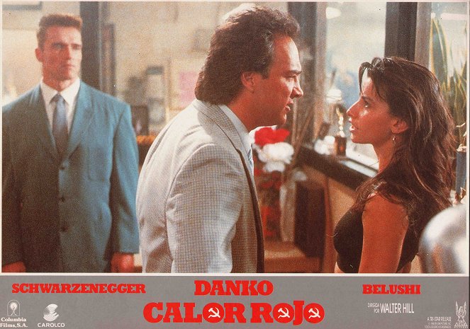 Red Heat - Lobbykarten - Arnold Schwarzenegger, Jim Belushi, Gina Gershon