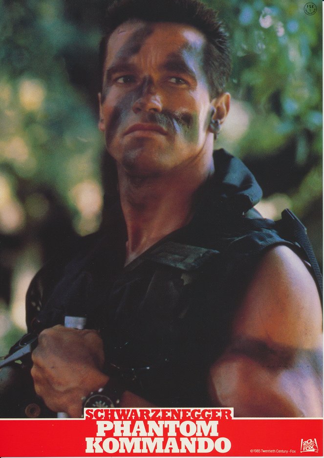 Commando - Cartes de lobby - Arnold Schwarzenegger