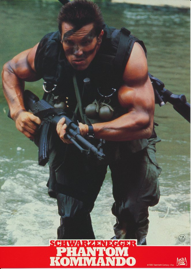 Commando - Lobbykaarten - Arnold Schwarzenegger