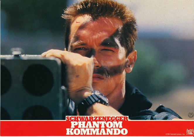 Commando - Lobbykaarten - Arnold Schwarzenegger