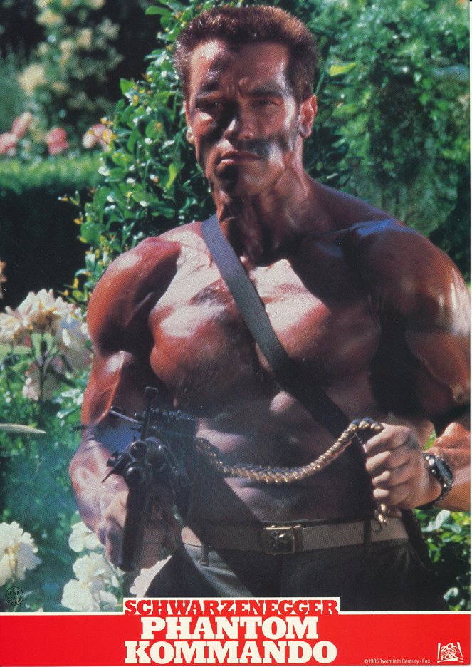 Comando - Cartões lobby - Arnold Schwarzenegger