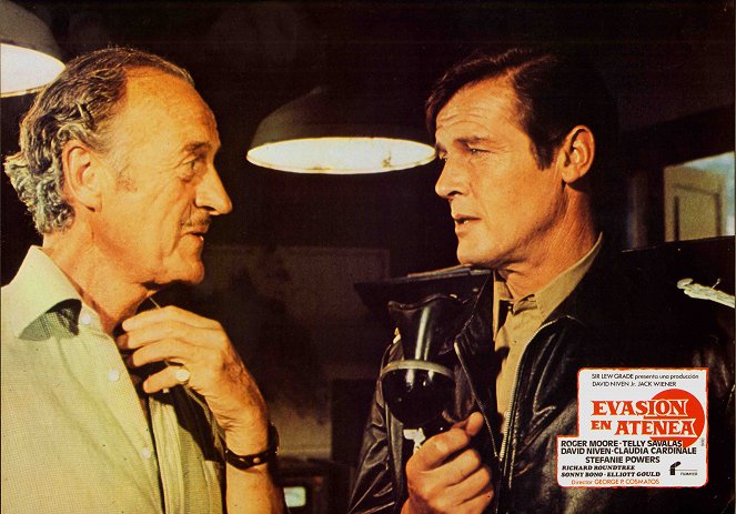 Escape to Athena - Lobby Cards - David Niven, Roger Moore