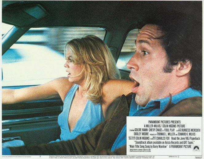 Foul Play - Lobby karty - Goldie Hawn, Chevy Chase