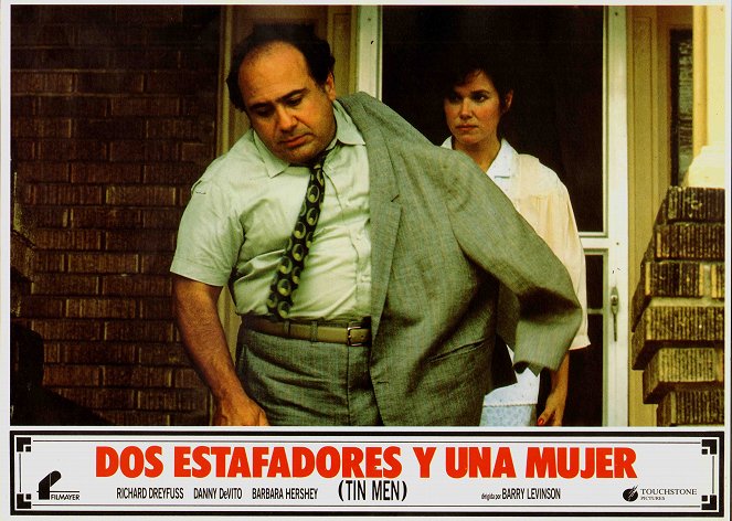 Tin Men - Lobbykarten - Danny DeVito, Barbara Hershey