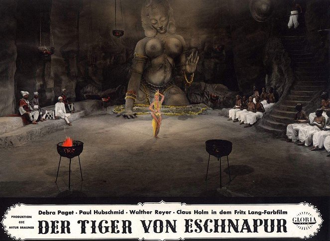 Tygrys z Esznapuru - Lobby karty - Debra Paget