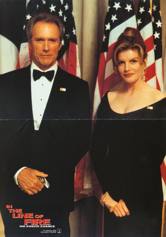 In the Line of Fire - Lobby Cards - Clint Eastwood, Rene Russo