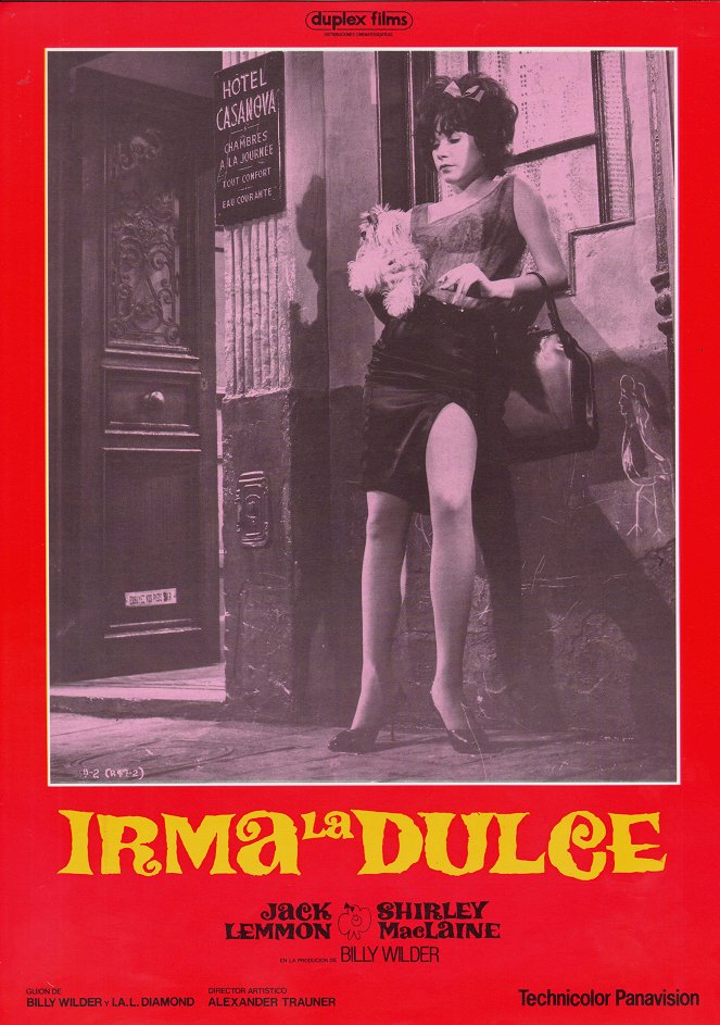Irma la Douce - Lobbykaarten - Shirley MacLaine